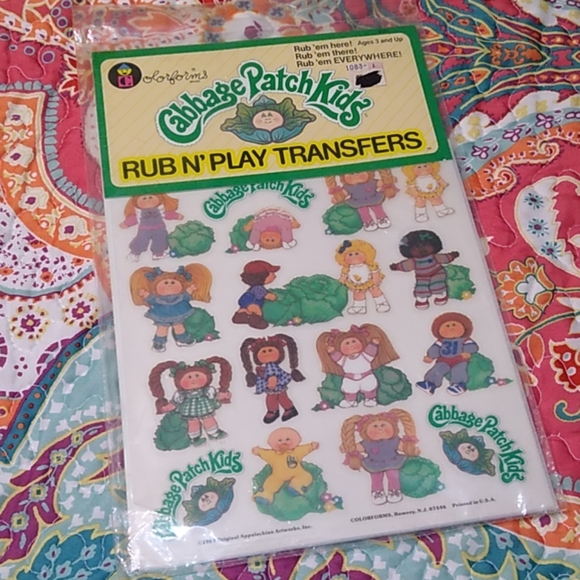 cabbage patch colorforms